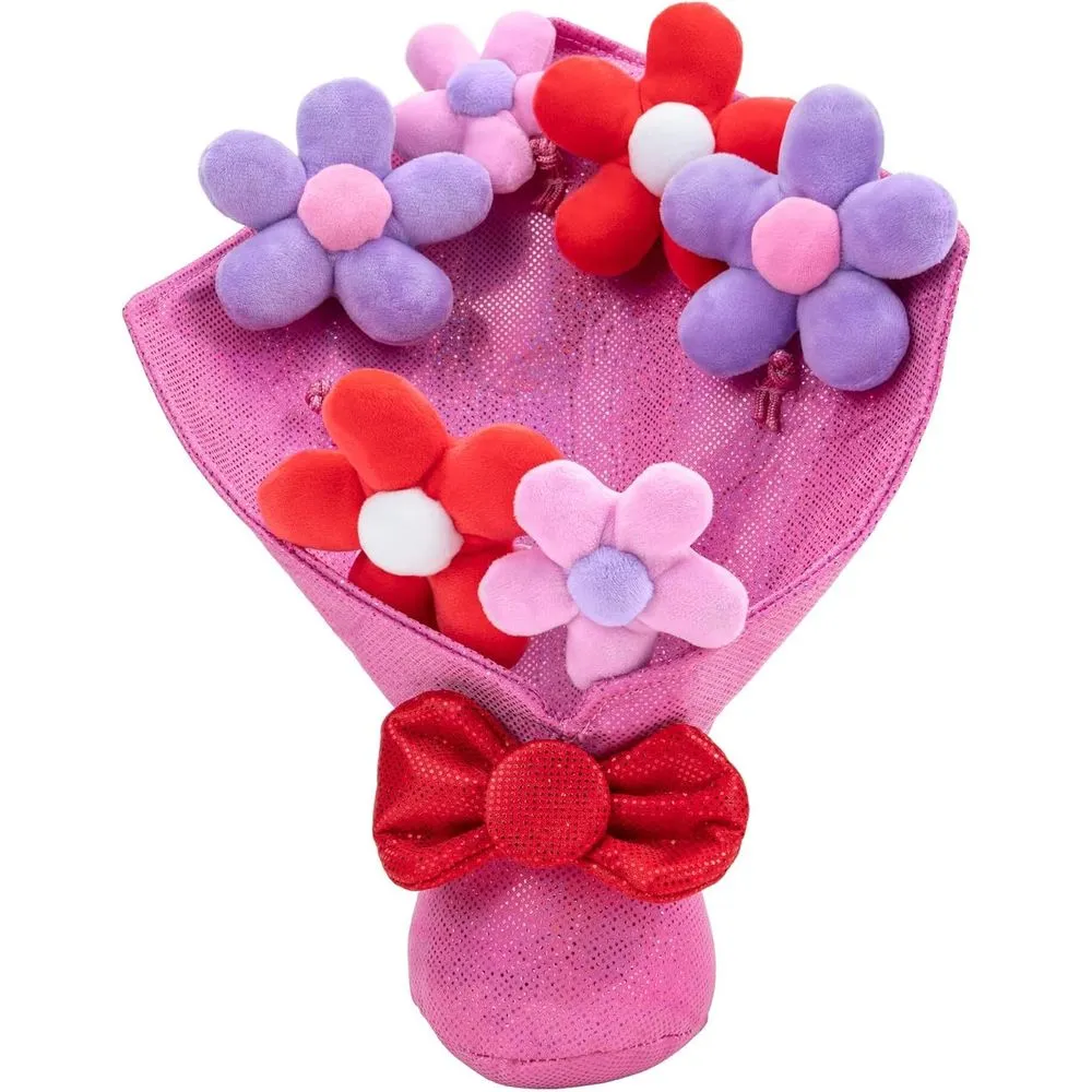 Hello Kitty HKT0224 Plush Valentines Bouquet - 12-Inch with 9 Plush Characters