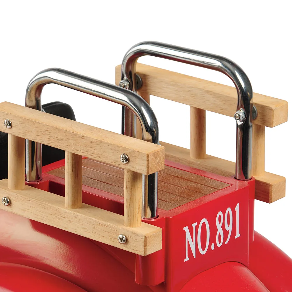 Hook & Ladder Steel Ride-On Fire Truck