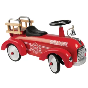 Hook & Ladder Steel Ride-On Fire Truck