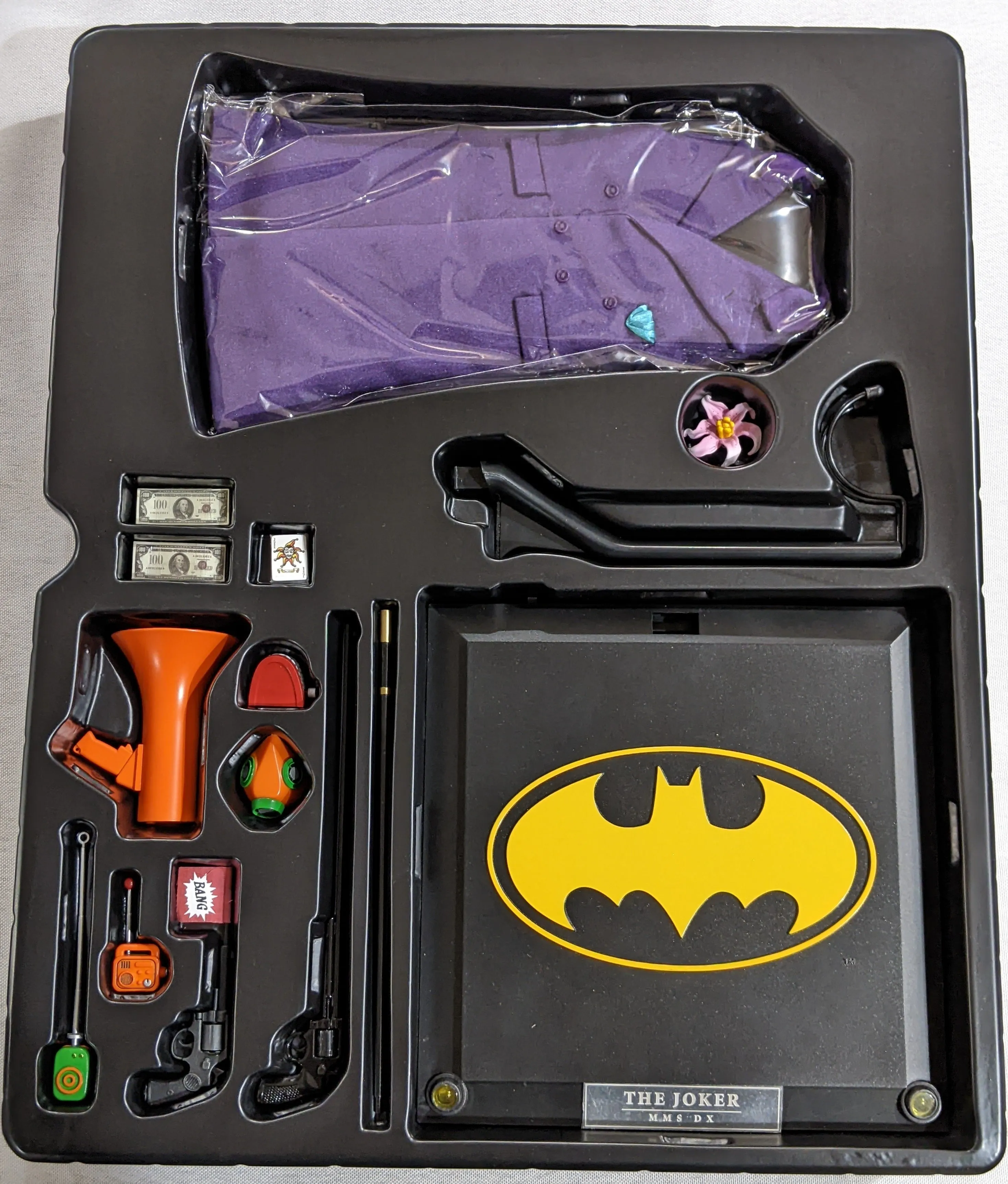Hot Toys 1/6 1989 Batman The Joker Movie Masterpiece Sixth Scale Figure DX08 *Open Box*