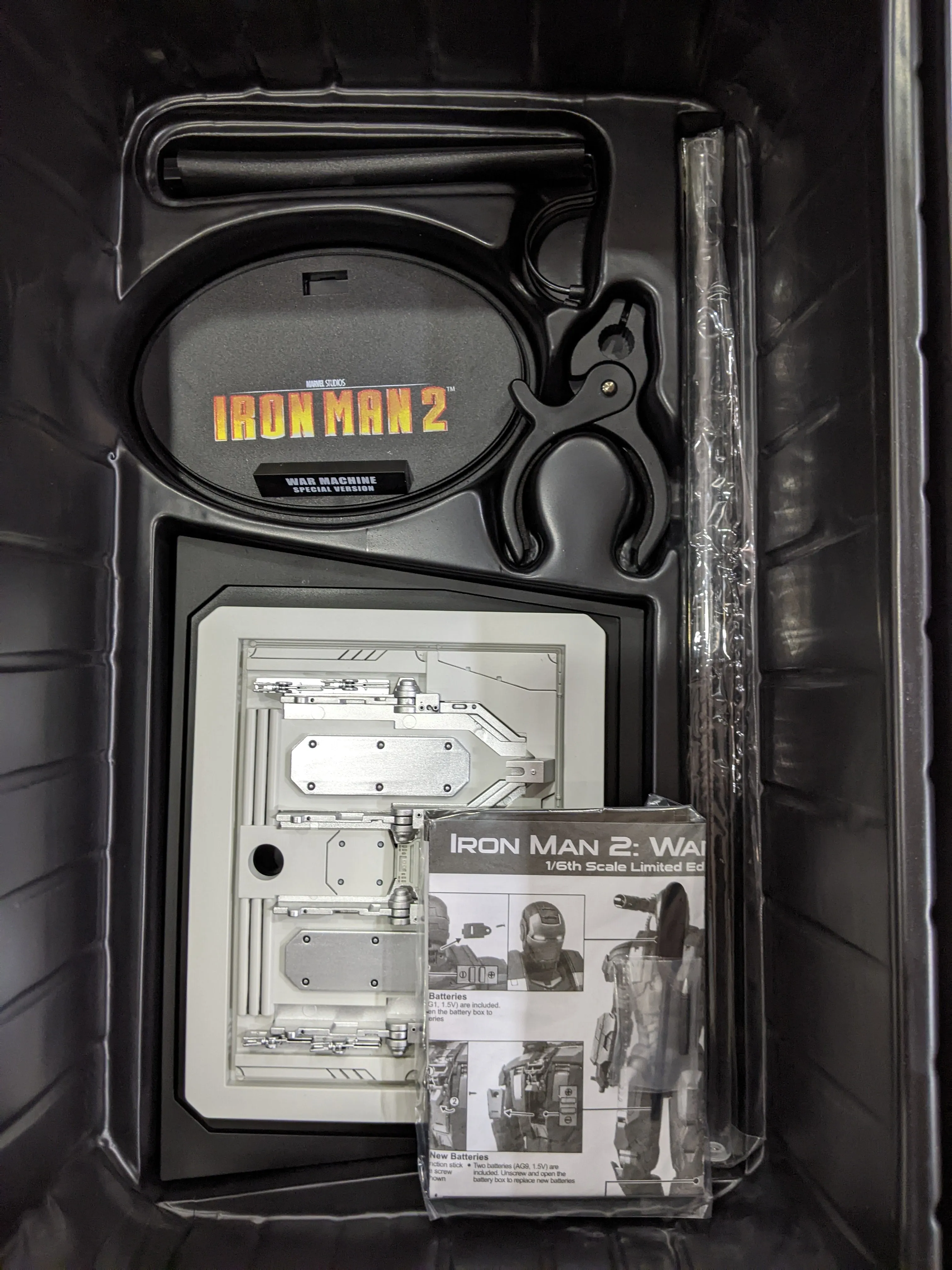 Hot Toys 1/6 Iron Man 2 War Machine Special Ver. Sixth Scale Figure MMS166 *Open Box*