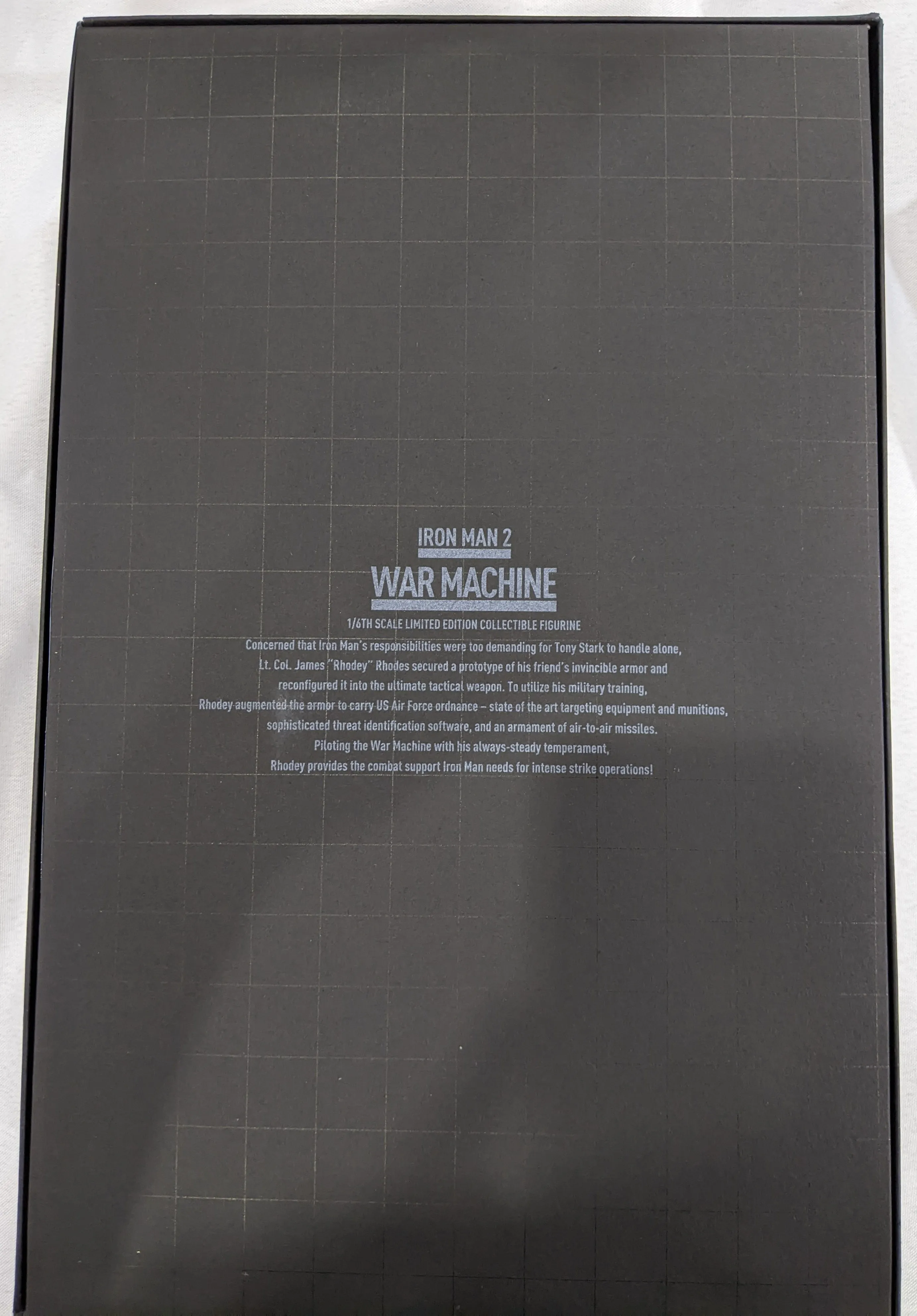 Hot Toys 1/6 Iron Man 2 War Machine Special Ver. Sixth Scale Figure MMS166 *Open Box*