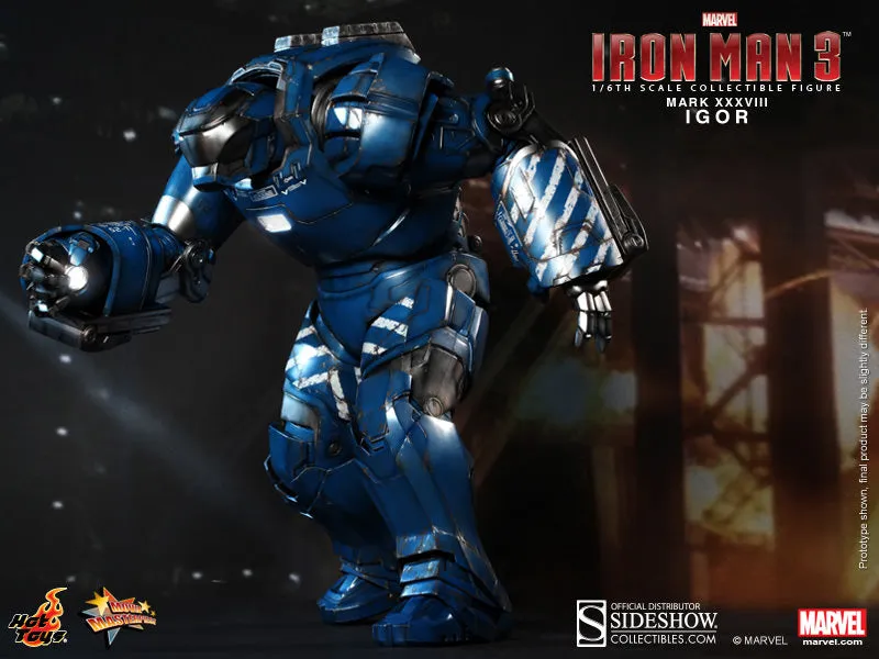Hot Toys 1/6 Iron Man Igor Mark XXXVIII Movie Masterpiece Series Collectible Figure MMS215