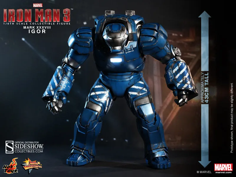 Hot Toys 1/6 Iron Man Igor Mark XXXVIII Movie Masterpiece Series Collectible Figure MMS215