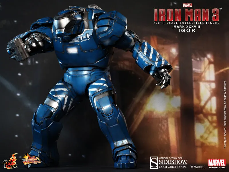 Hot Toys 1/6 Iron Man Igor Mark XXXVIII Movie Masterpiece Series Collectible Figure MMS215