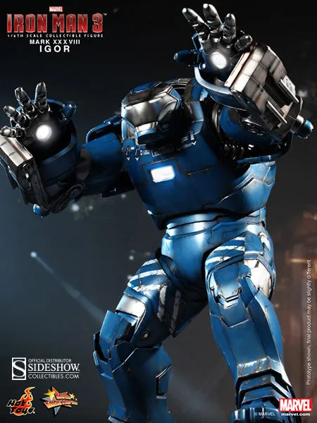 Hot Toys 1/6 Iron Man Igor Mark XXXVIII Movie Masterpiece Series Collectible Figure MMS215