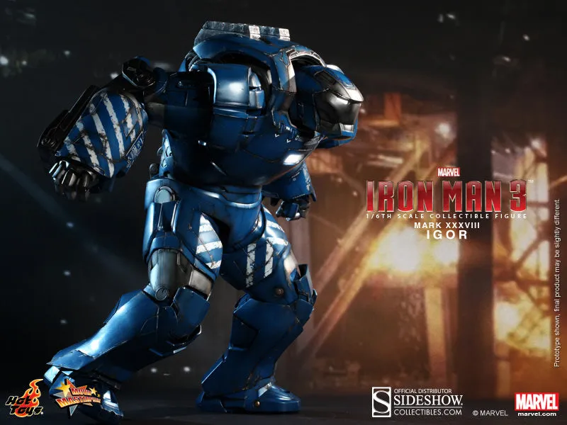 Hot Toys 1/6 Iron Man Igor Mark XXXVIII Movie Masterpiece Series Collectible Figure MMS215