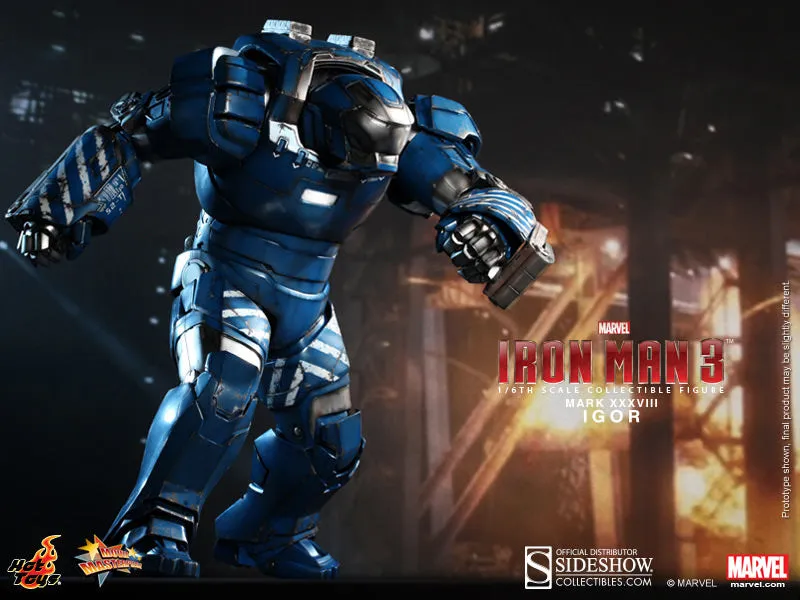Hot Toys 1/6 Iron Man Igor Mark XXXVIII Movie Masterpiece Series Collectible Figure MMS215