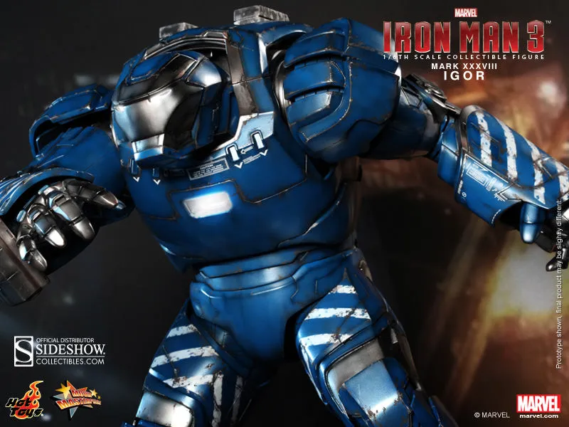 Hot Toys 1/6 Iron Man Igor Mark XXXVIII Movie Masterpiece Series Collectible Figure MMS215