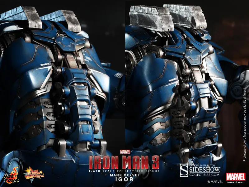 Hot Toys 1/6 Iron Man Igor Mark XXXVIII Movie Masterpiece Series Collectible Figure MMS215