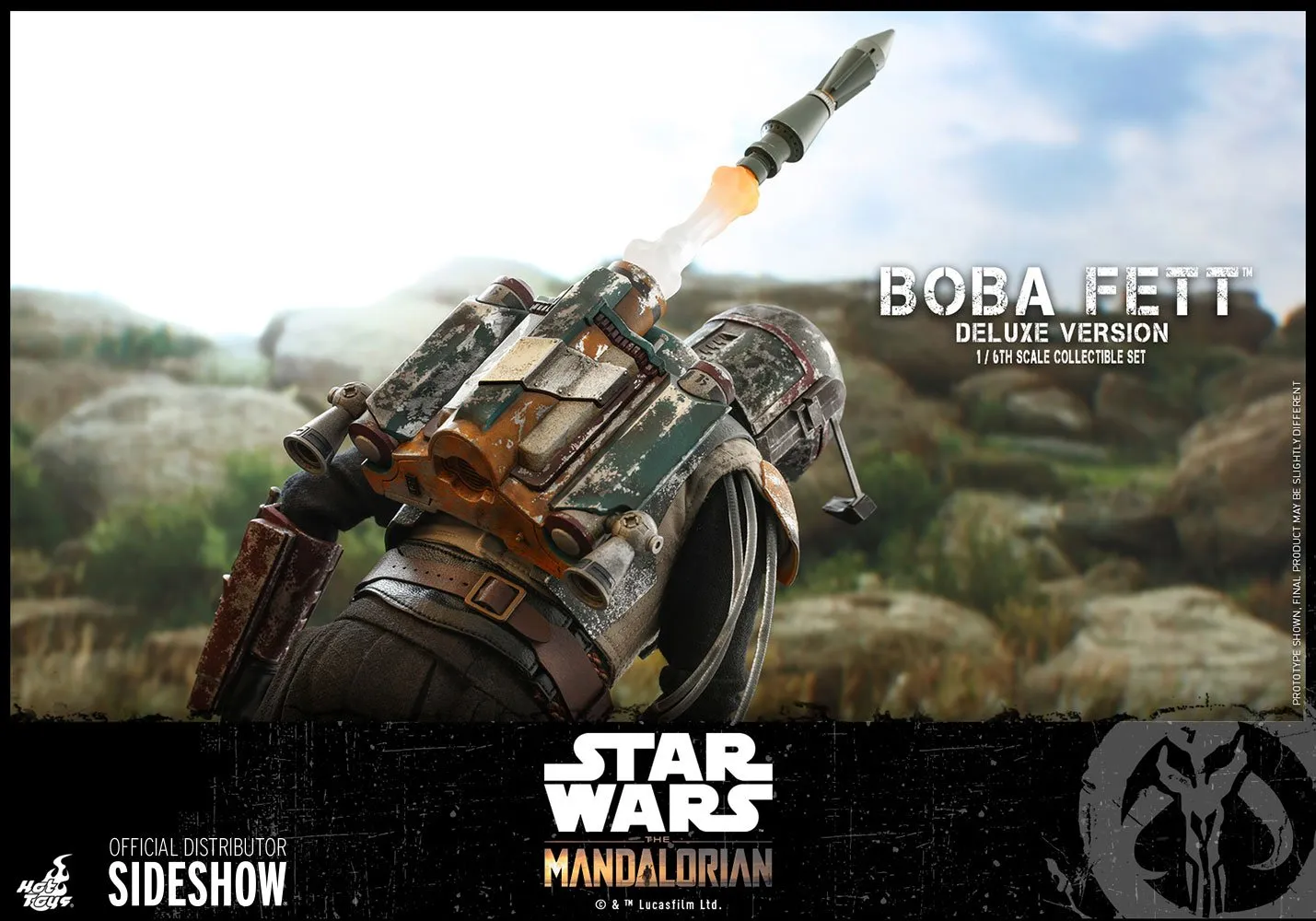 Hot Toys 1/6 Scale Television Masterpiece Series  - The Mandalorian - Boba Fett (Deluxe Version)