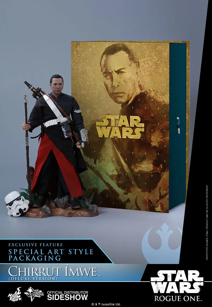 Hot Toys 1/6 Star Wars Rogue One Chirrut Imwe Deluxe Ver Sixth Scale Figure MMS403