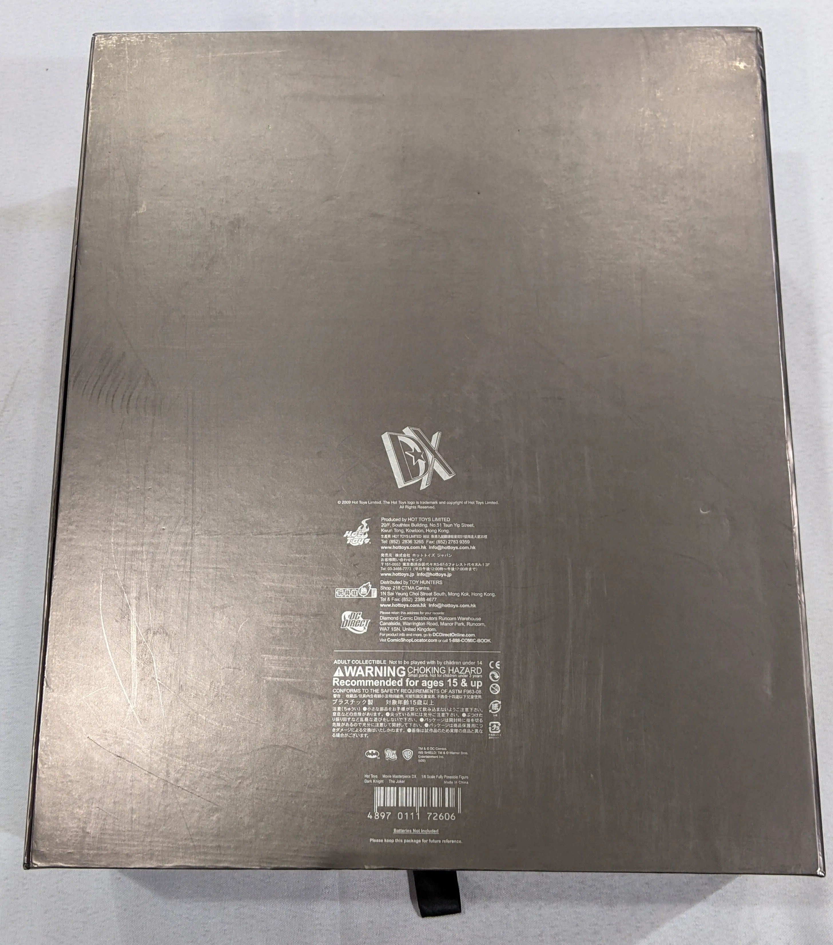 Hot Toys 1/6 The Dark Knight The Joker Movie Masterpiece Sixth Scale Figure DX01 *Open Box*