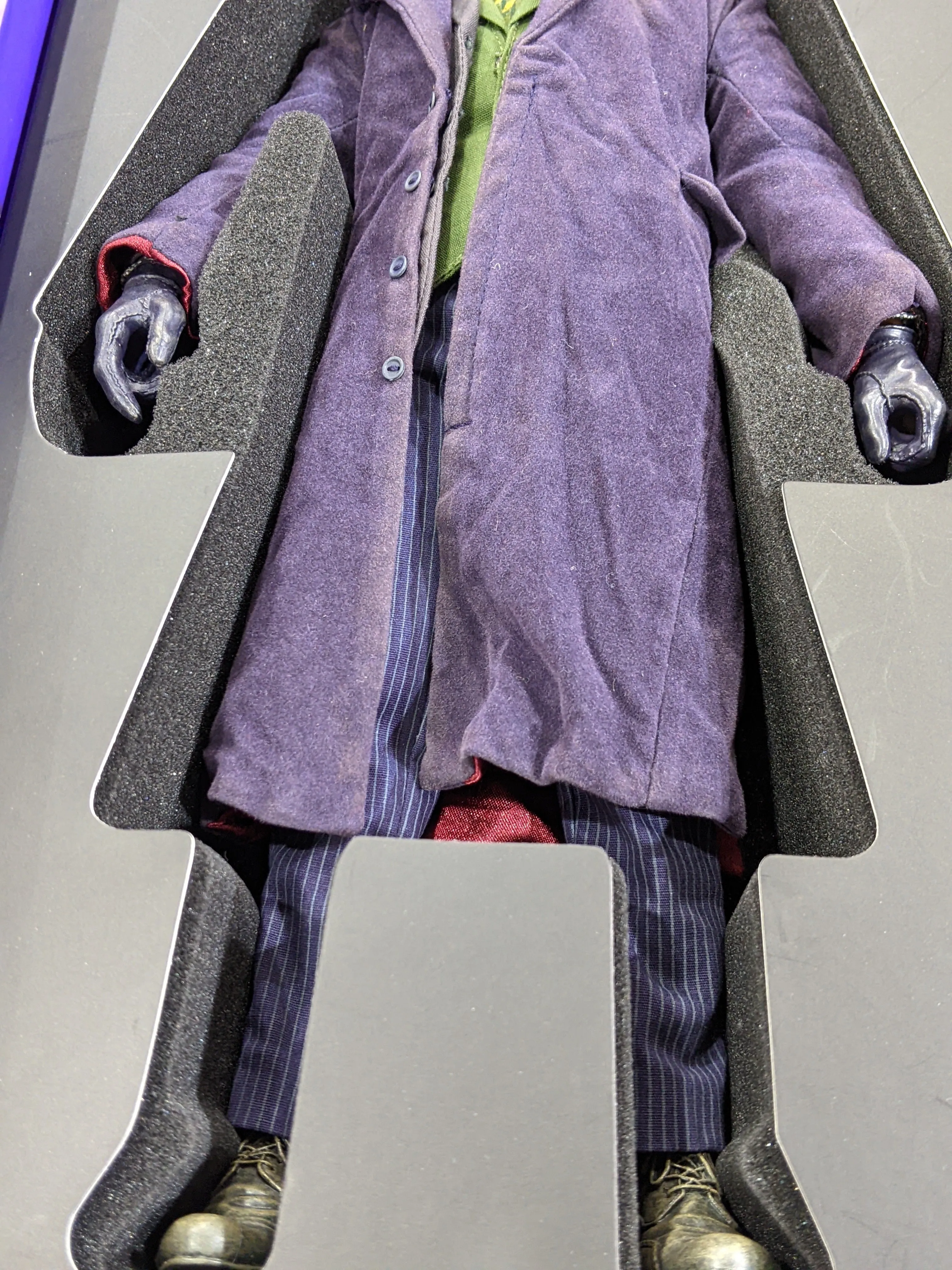 Hot Toys 1/6 The Dark Knight The Joker Movie Masterpiece Sixth Scale Figure DX01 *Open Box*