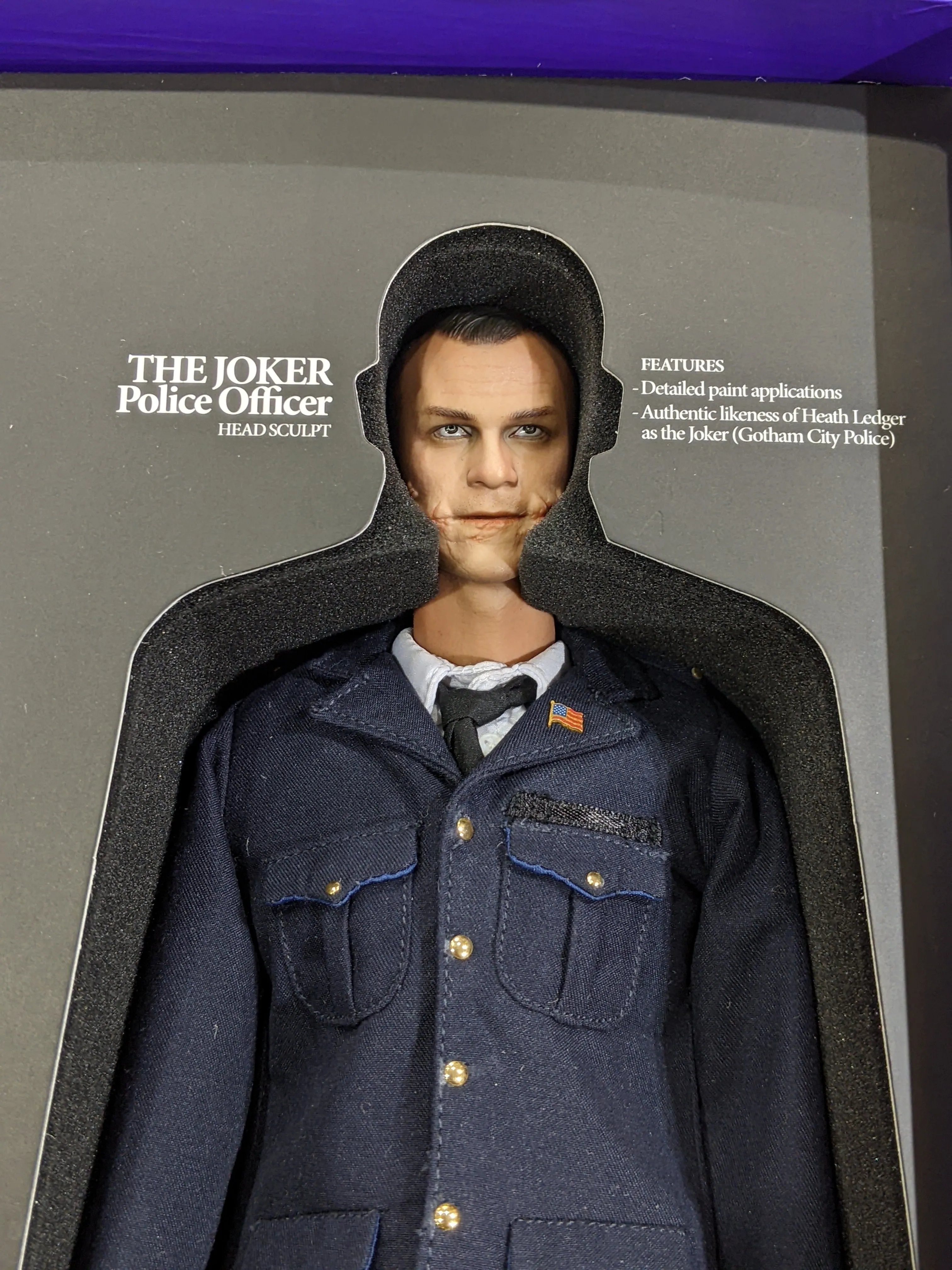 Hot Toys 1/6 The Dark Knight The Joker Movie Masterpiece Sixth Scale Figure DX01 *Open Box*