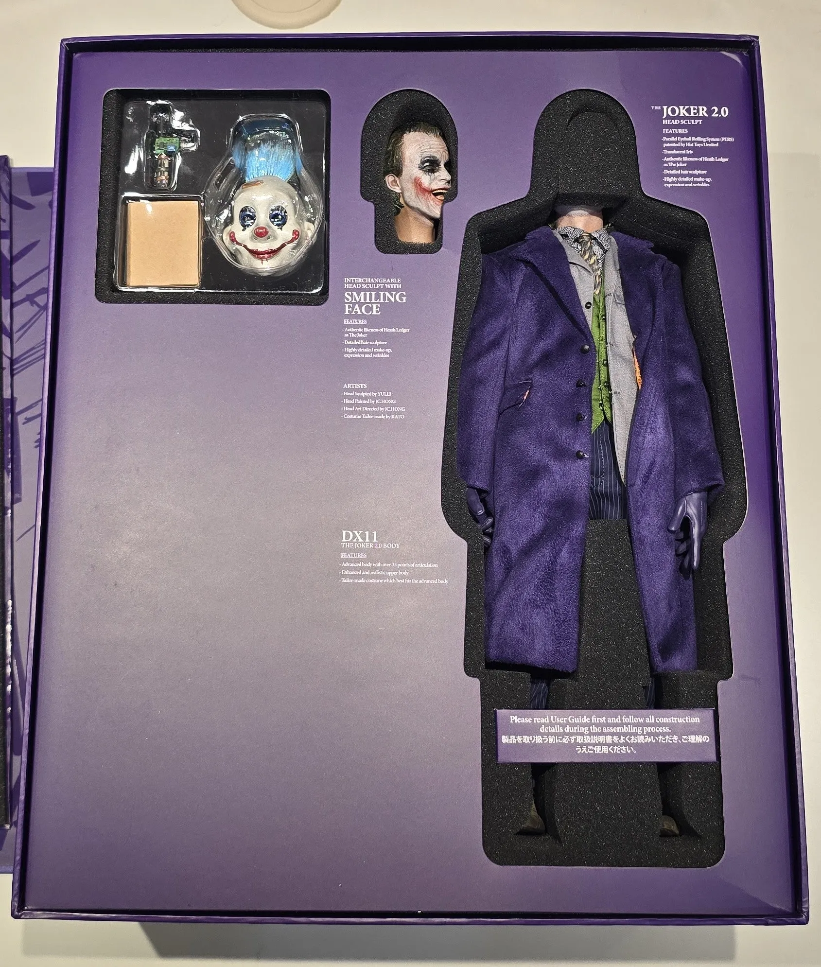 Hot Toys 1/6 The Joker 2.0 Movie Masterpiece Sixth Scale Figure DX11 *Open Box*