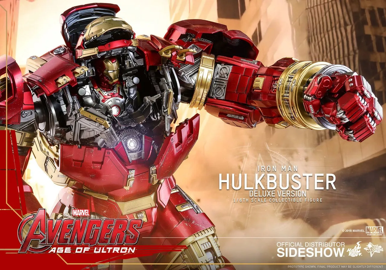 Hot Toys Movie Masterpiece 1/6 Scale Figure - Avengers: Age of Ultron - Hulkbuster - (Deluxe Version)