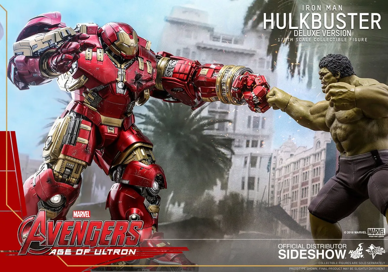 Hot Toys Movie Masterpiece 1/6 Scale Figure - Avengers: Age of Ultron - Hulkbuster - (Deluxe Version)