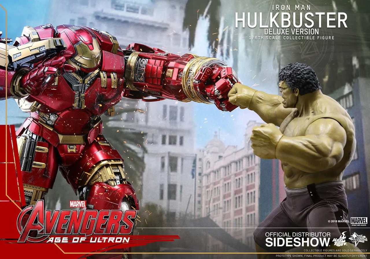 Hot Toys Movie Masterpiece 1/6 Scale Figure - Avengers: Age of Ultron - Hulkbuster - (Deluxe Version)