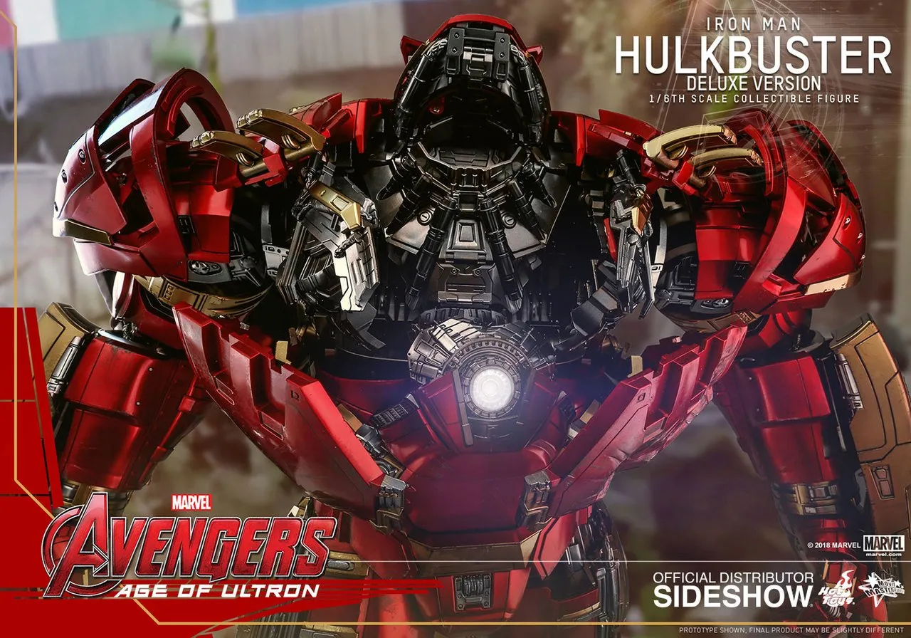 Hot Toys Movie Masterpiece 1/6 Scale Figure - Avengers: Age of Ultron - Hulkbuster - (Deluxe Version)