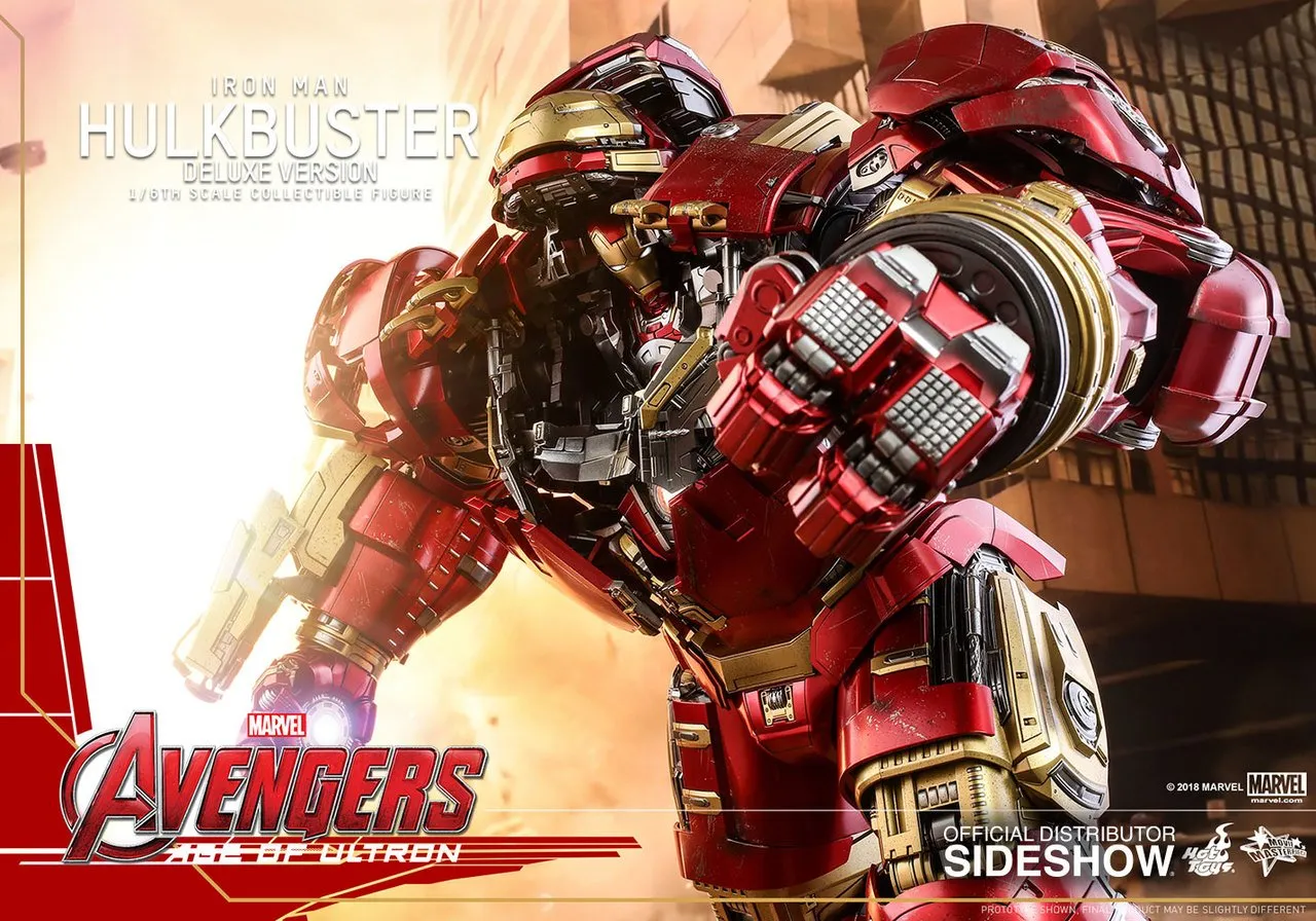 Hot Toys Movie Masterpiece 1/6 Scale Figure - Avengers: Age of Ultron - Hulkbuster - (Deluxe Version)