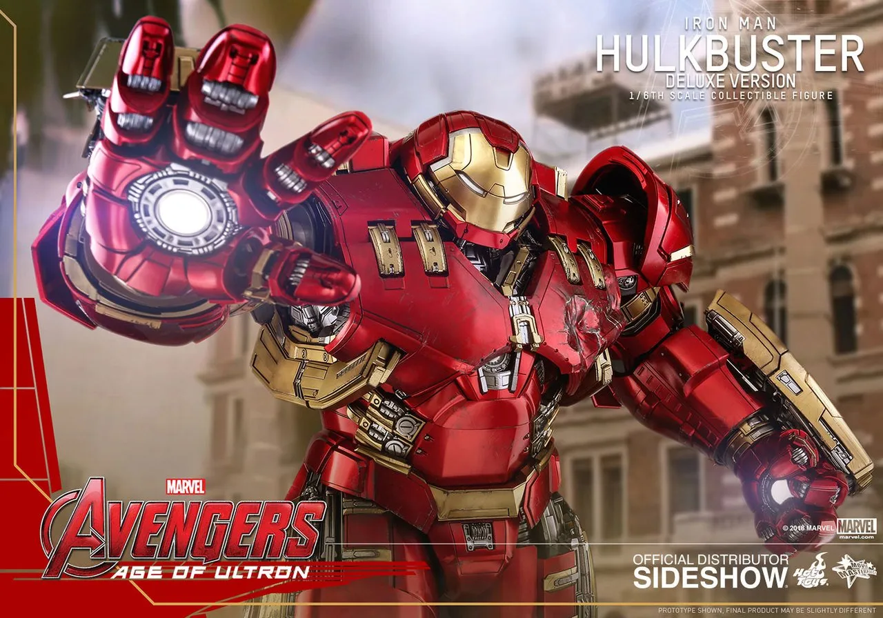 Hot Toys Movie Masterpiece 1/6 Scale Figure - Avengers: Age of Ultron - Hulkbuster - (Deluxe Version)