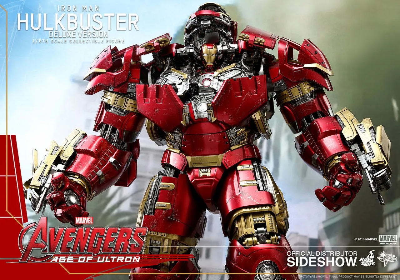 Hot Toys Movie Masterpiece 1/6 Scale Figure - Avengers: Age of Ultron - Hulkbuster - (Deluxe Version)