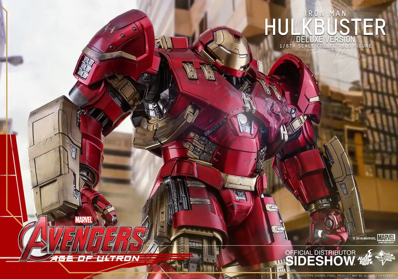 Hot Toys Movie Masterpiece 1/6 Scale Figure - Avengers: Age of Ultron - Hulkbuster - (Deluxe Version)