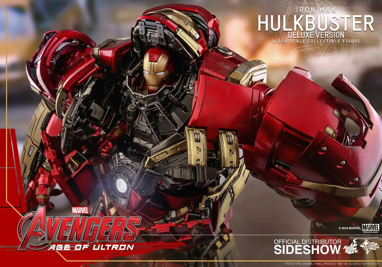 Hot Toys Movie Masterpiece 1/6 Scale Figure - Avengers: Age of Ultron - Hulkbuster - (Deluxe Version)