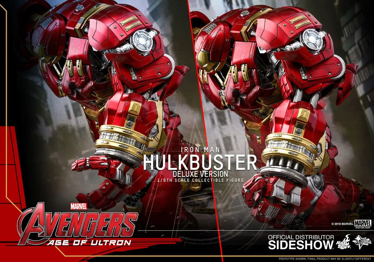 Hot Toys Movie Masterpiece 1/6 Scale Figure - Avengers: Age of Ultron - Hulkbuster - (Deluxe Version)