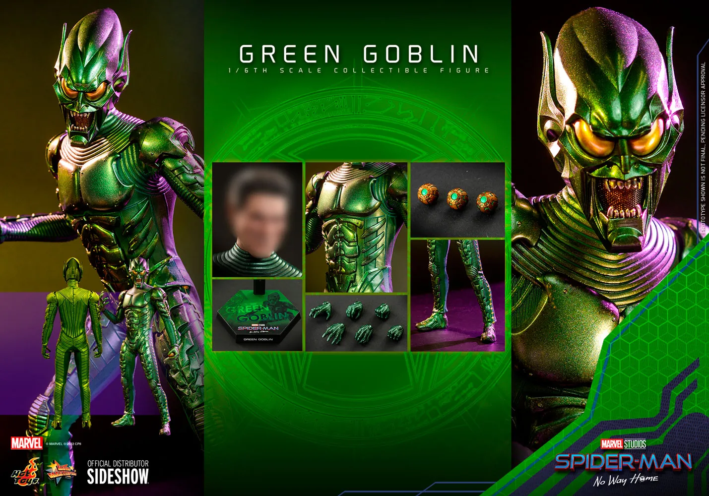 Hot Toys Movie Masterpiece 1/6 Scale Figure - Green Goblin (Spider-Man: No Way Home)