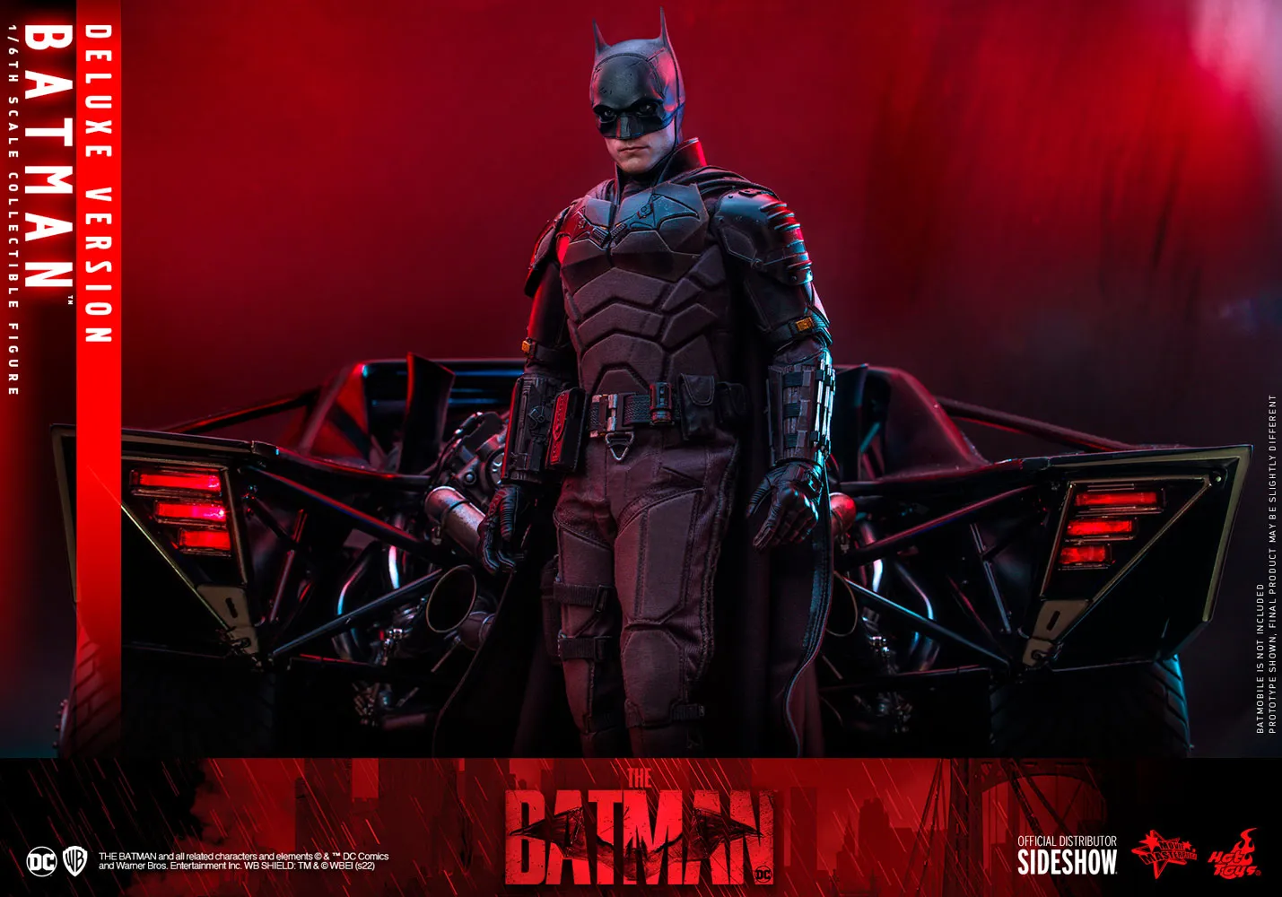 Hot Toys Movie Masterpiece 1/6 Scale Figure - The Batman - Batman Deluxe Edition