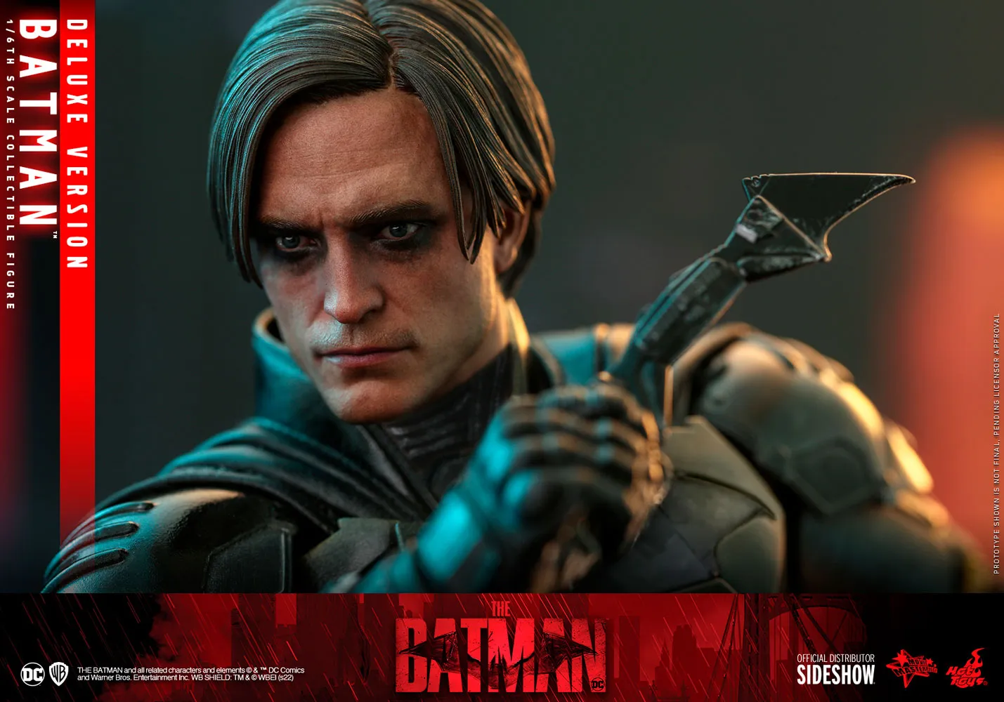 Hot Toys Movie Masterpiece 1/6 Scale Figure - The Batman - Batman Deluxe Edition