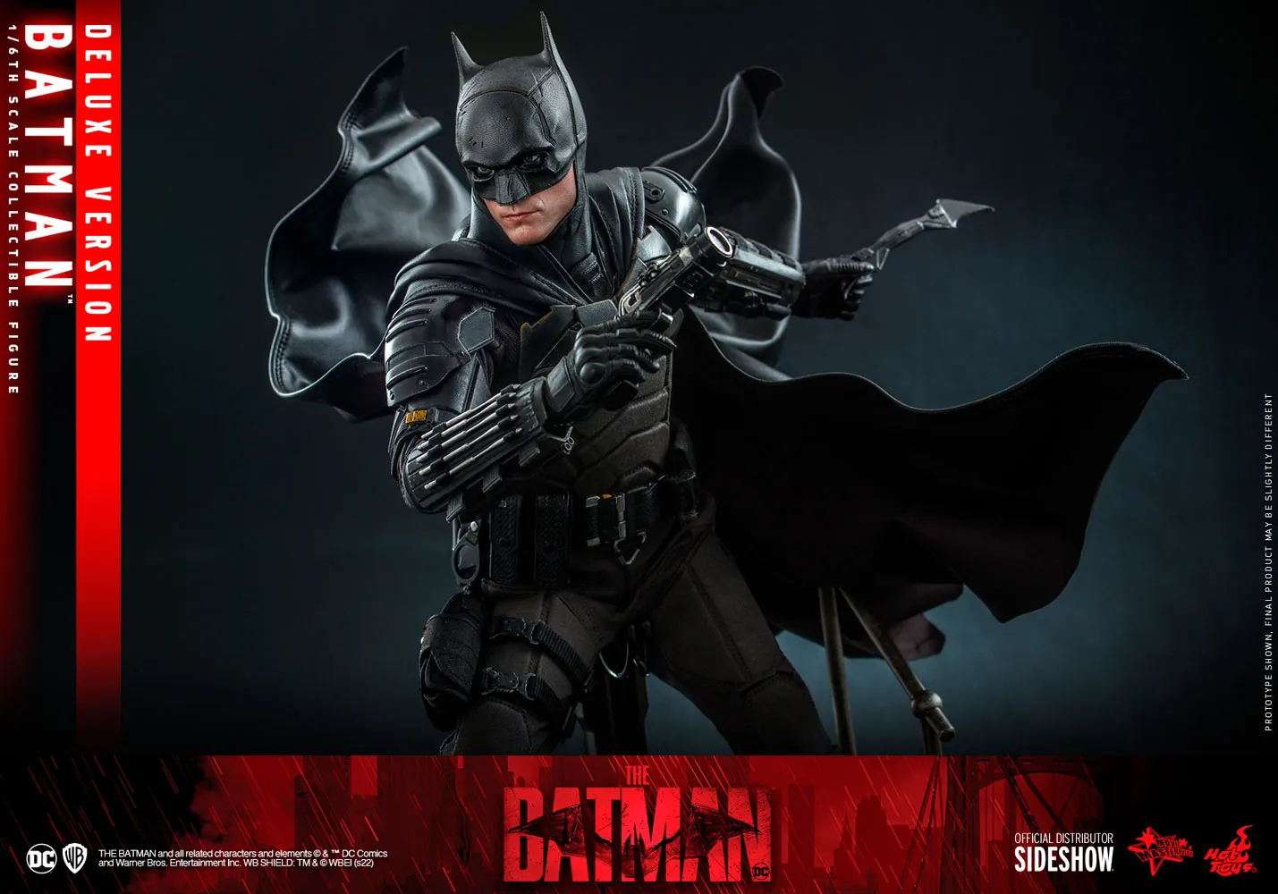 Hot Toys Movie Masterpiece 1/6 Scale Figure - The Batman - Batman Deluxe Edition