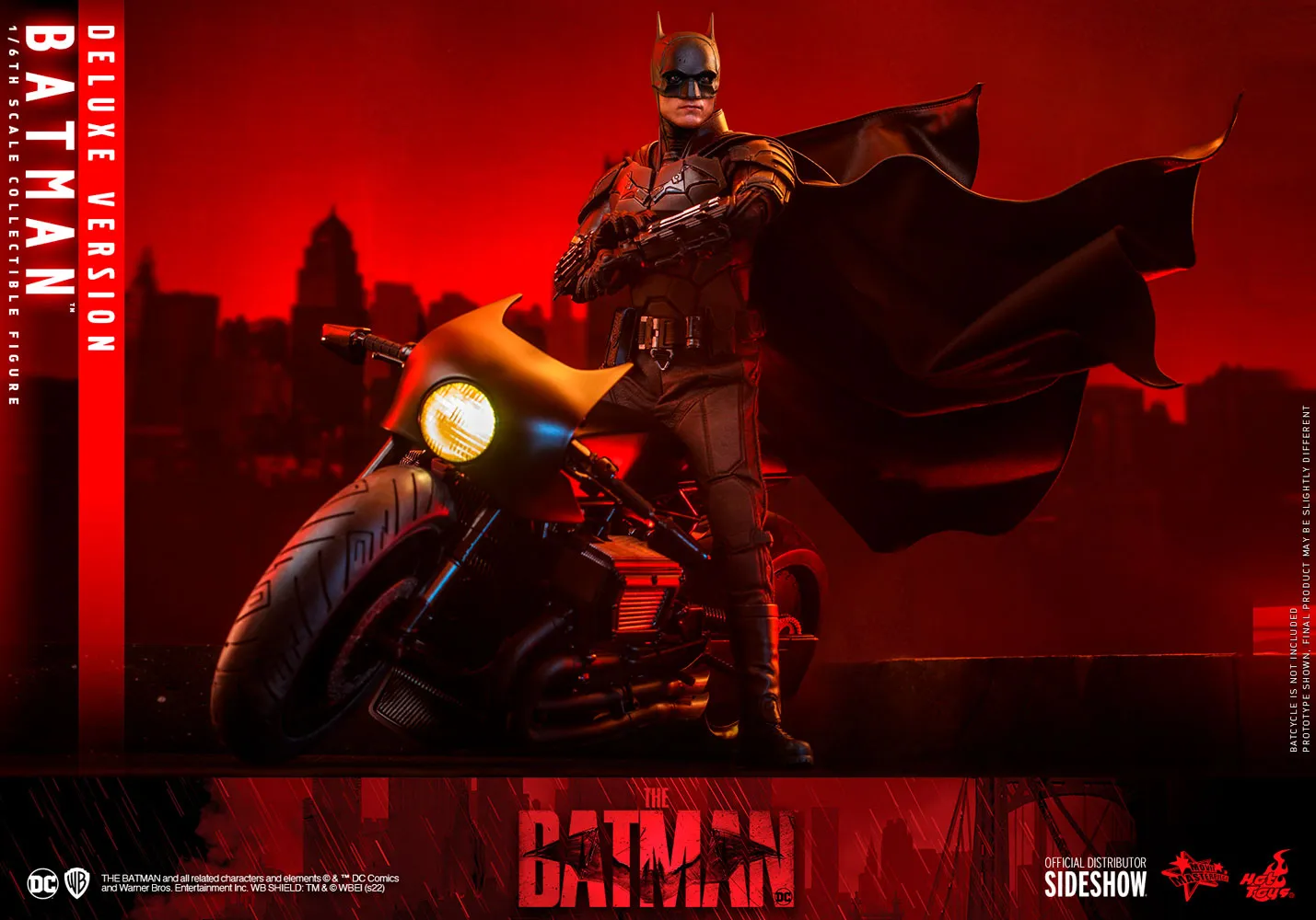 Hot Toys Movie Masterpiece 1/6 Scale Figure - The Batman - Batman Deluxe Edition