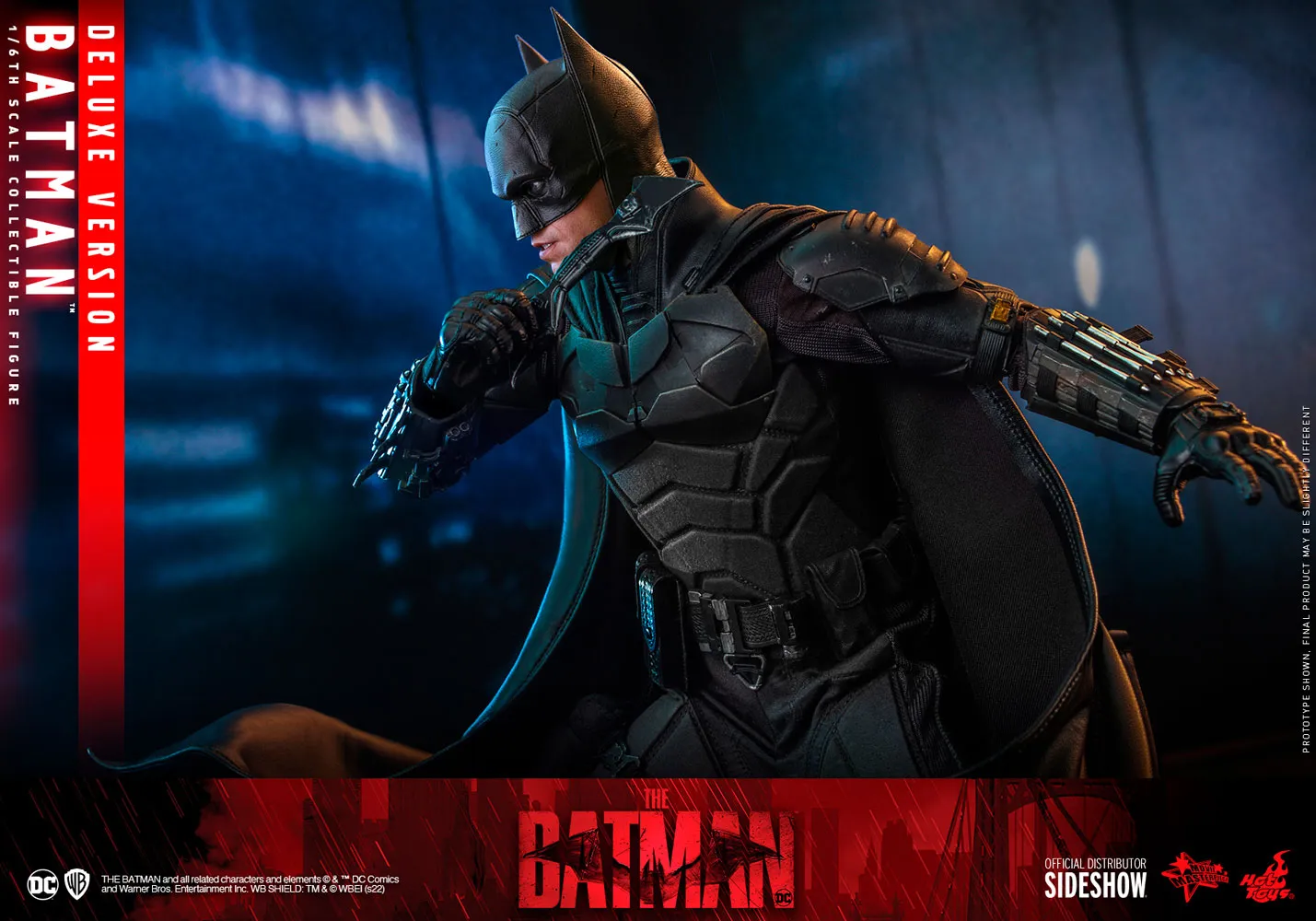 Hot Toys Movie Masterpiece 1/6 Scale Figure - The Batman - Batman Deluxe Edition