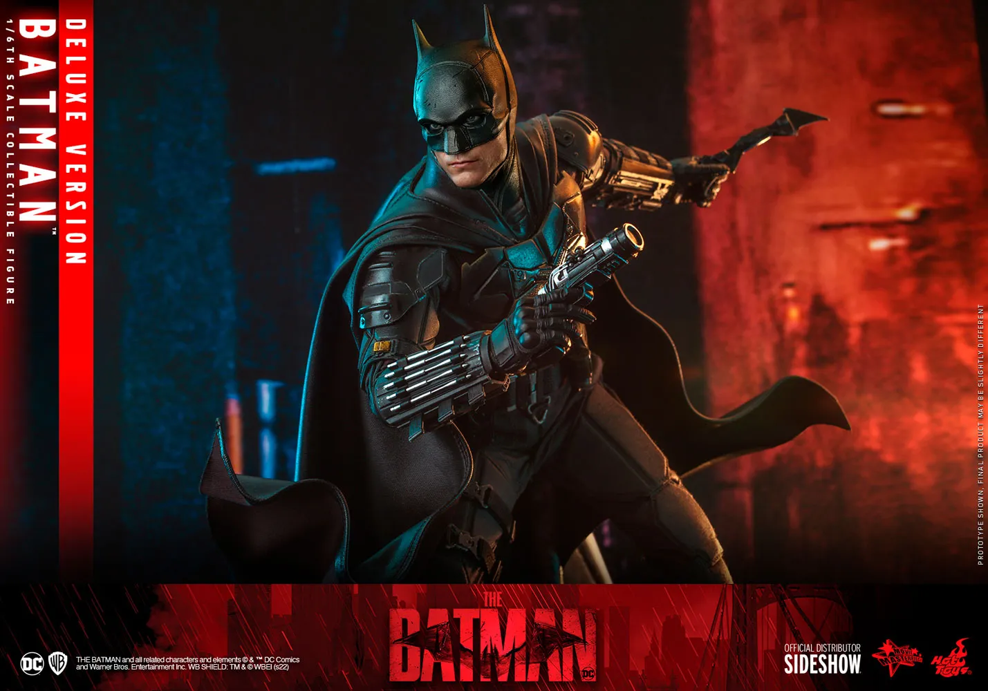 Hot Toys Movie Masterpiece 1/6 Scale Figure - The Batman - Batman Deluxe Edition
