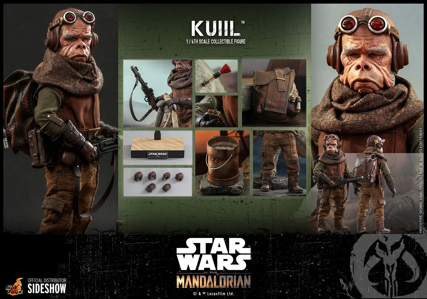 Hot Toys Sixth Scale Figure - Kuiil (The Mandalorian)