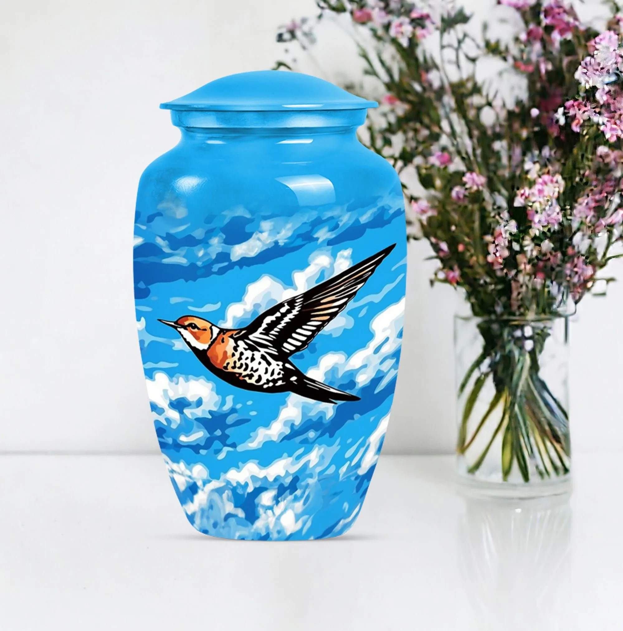 Hummingbird Urn for Honoring Cherished Men