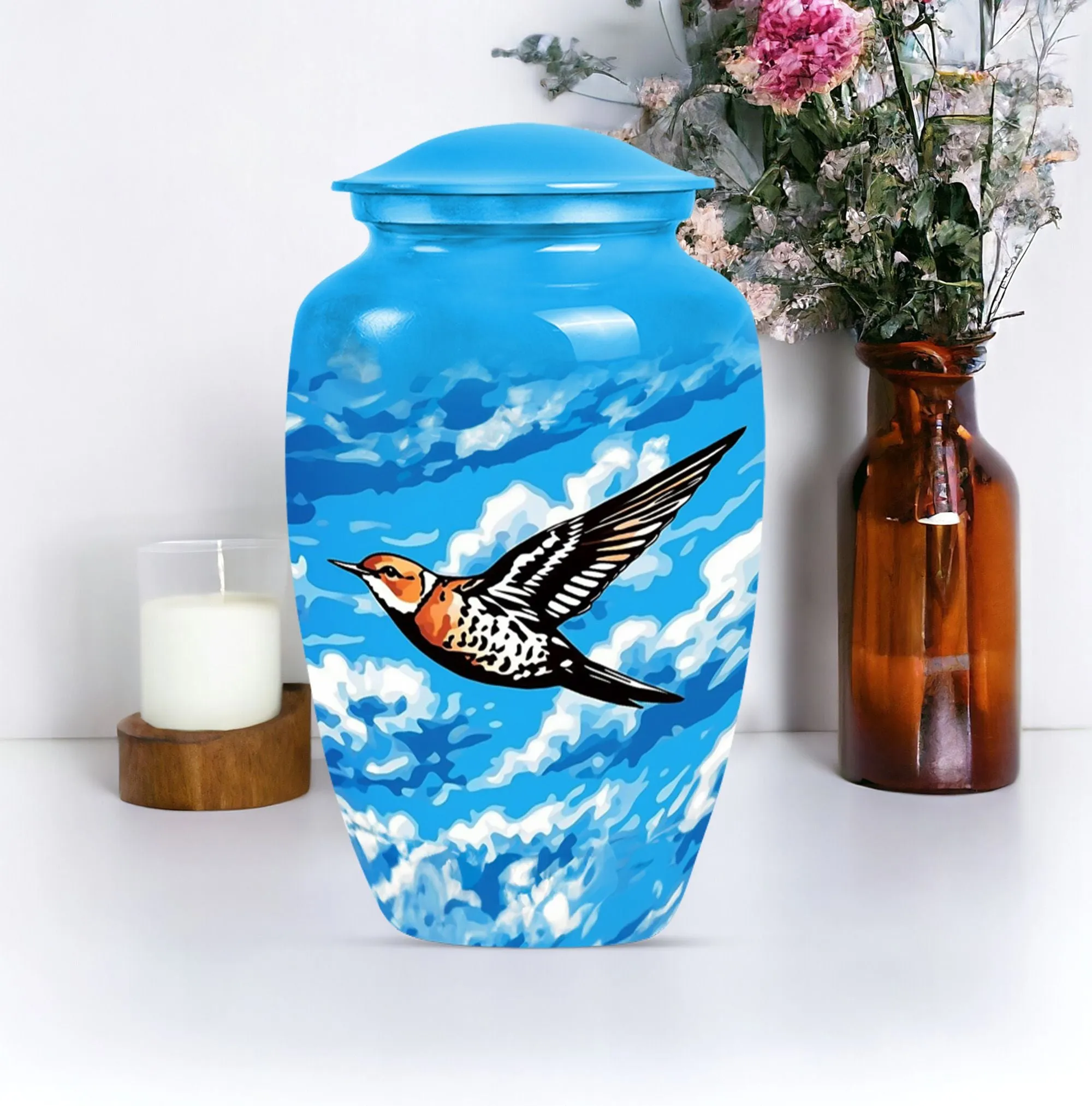 Hummingbird Urn for Honoring Cherished Men