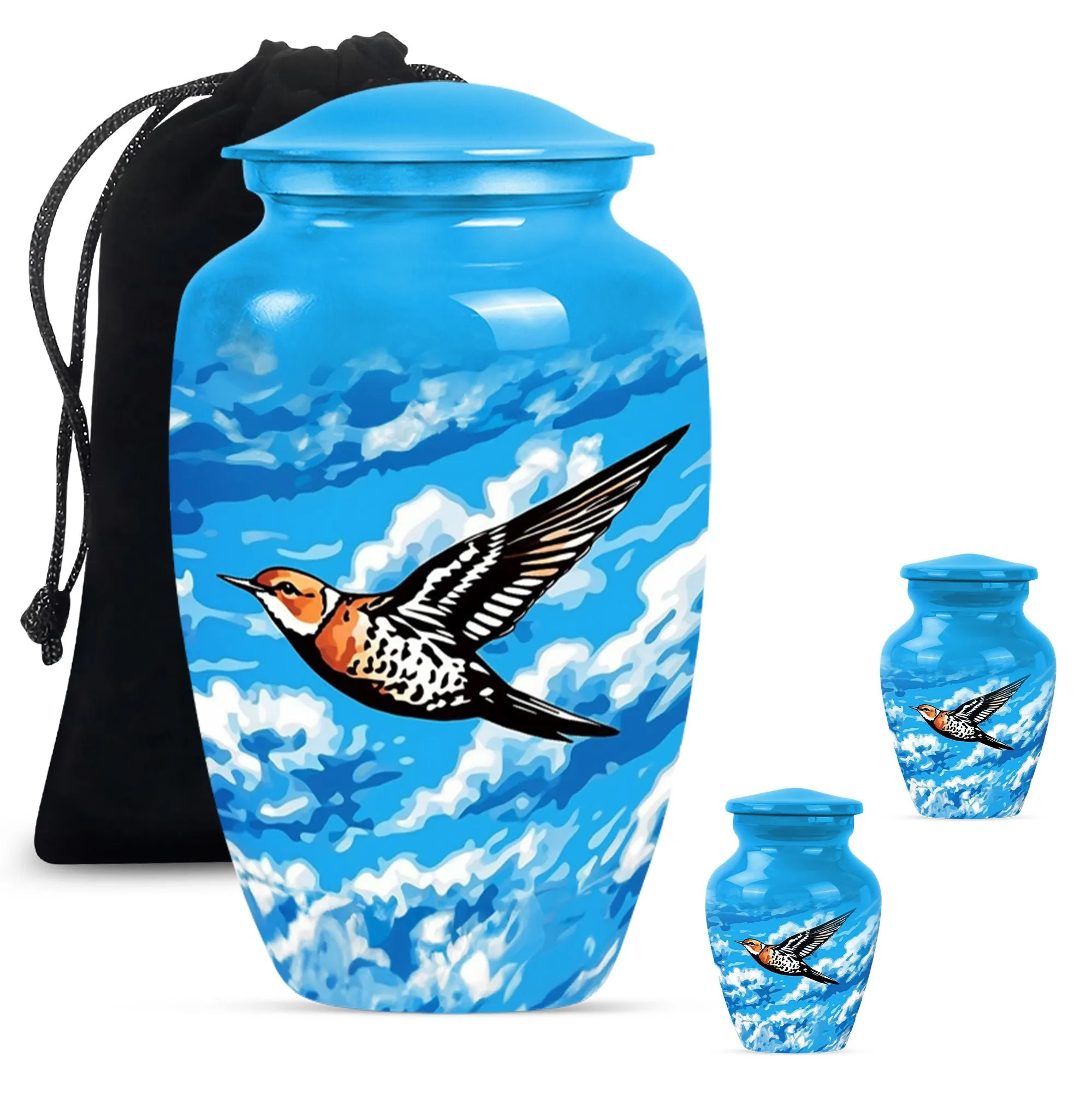 Hummingbird Urn for Honoring Cherished Men