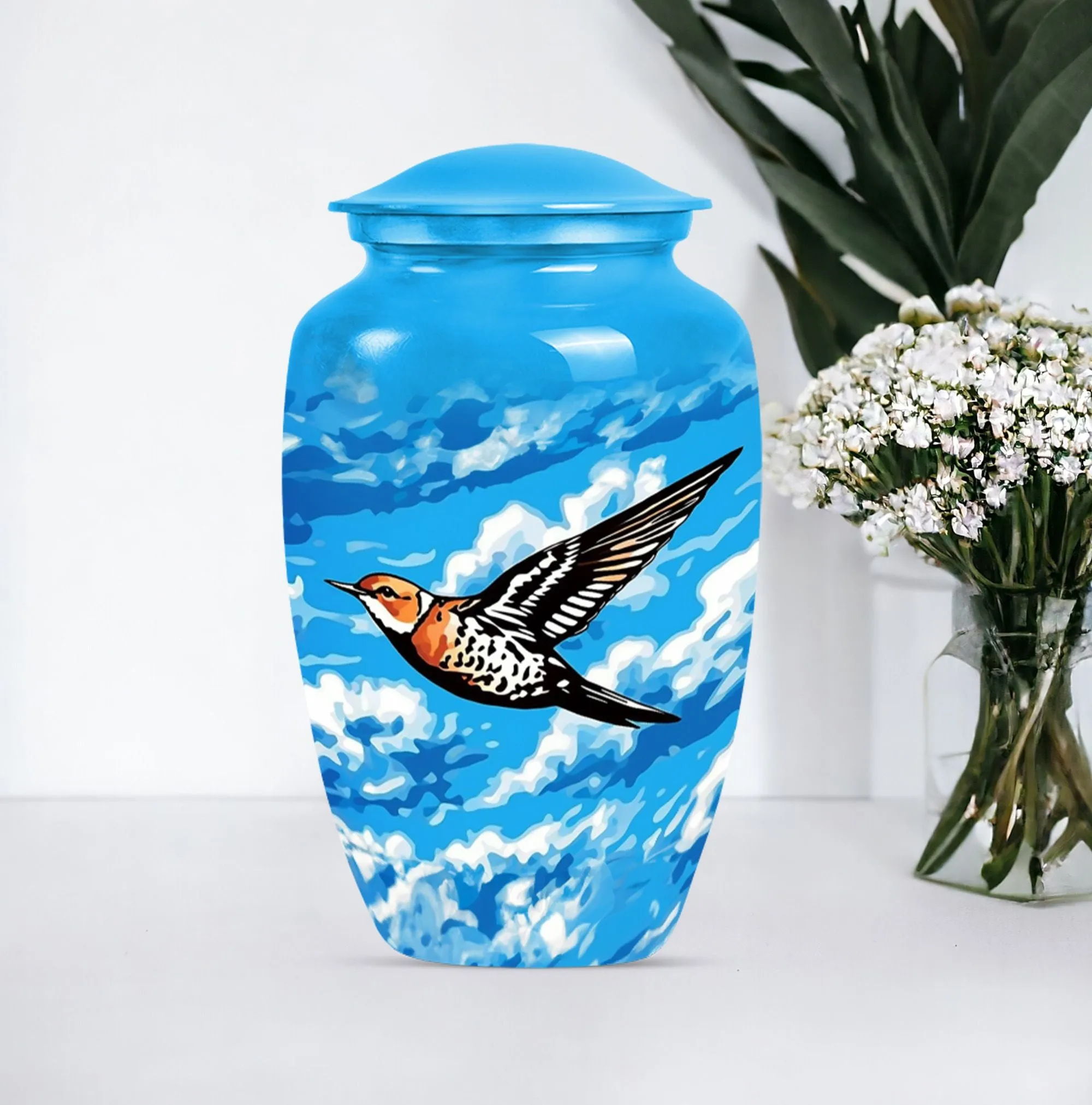 Hummingbird Urn for Honoring Cherished Men