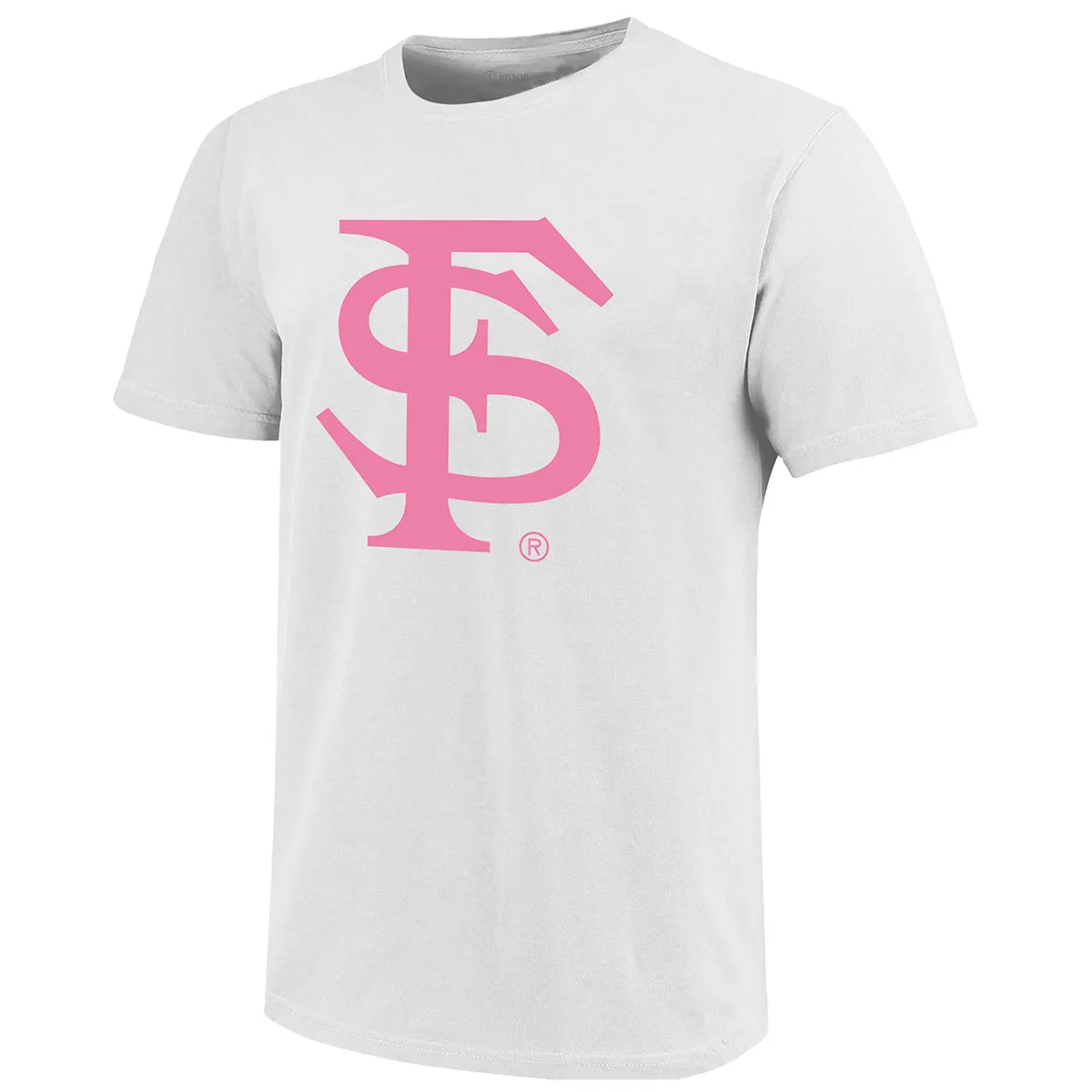 Image One Adult/Unisex Interlocking FS/Lonni Breast Cancer Hair Braid Short Sleeve T-Shirt - White