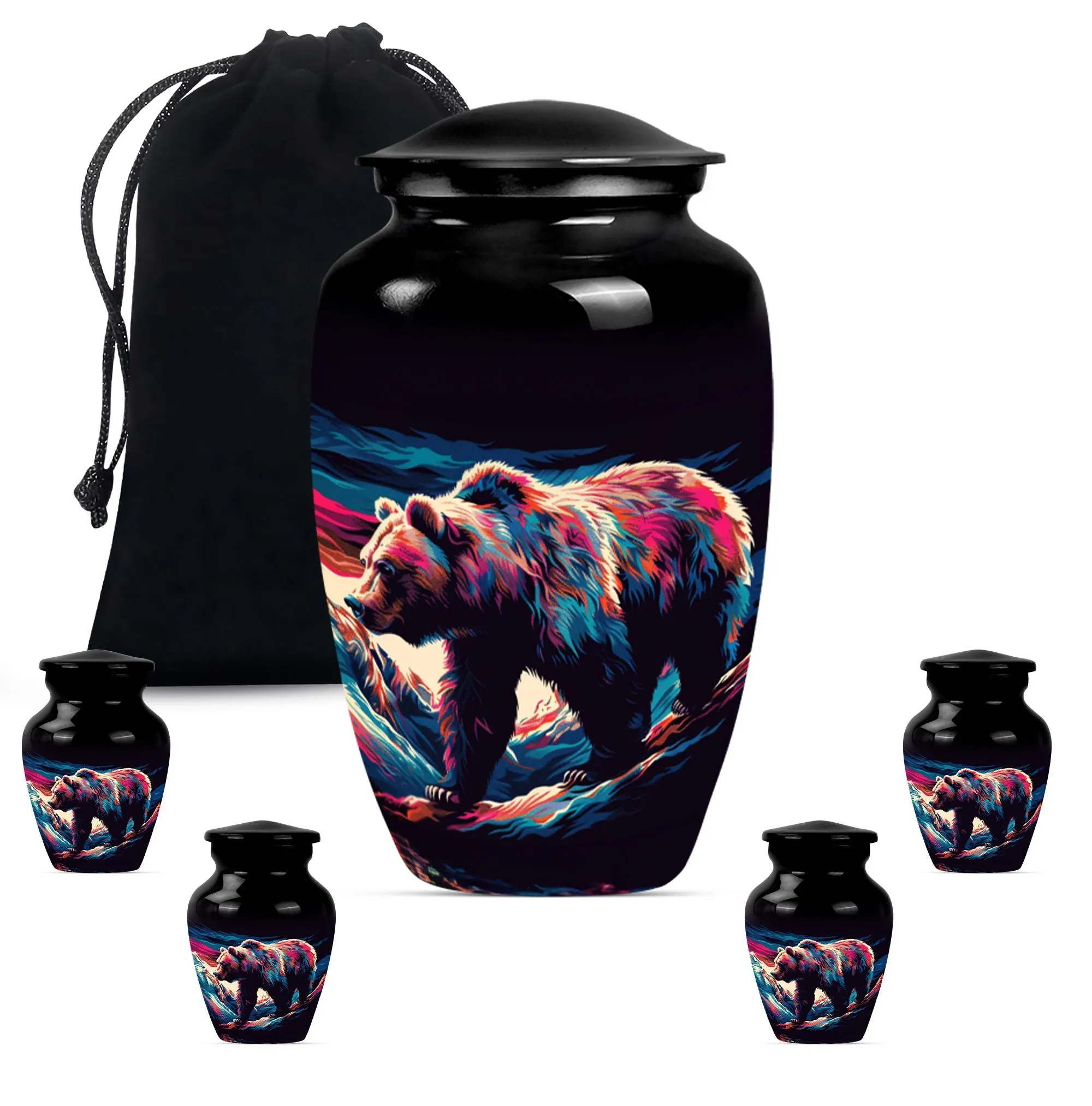 Large Bear Cremation Urn for Cherished Cremation Memories