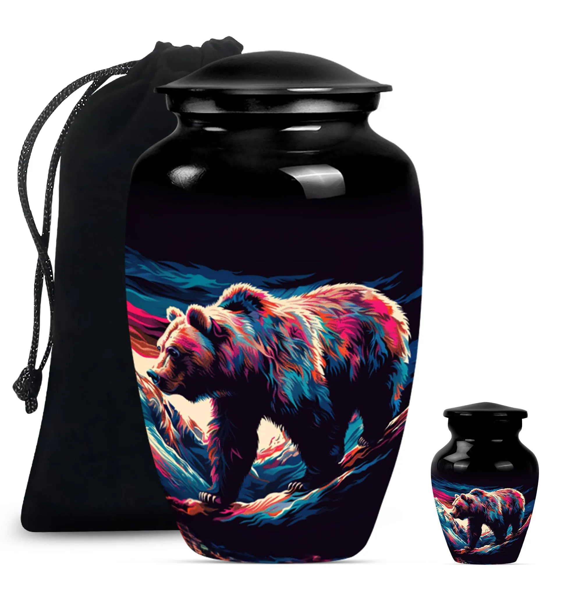 Large Bear Cremation Urn for Cherished Cremation Memories
