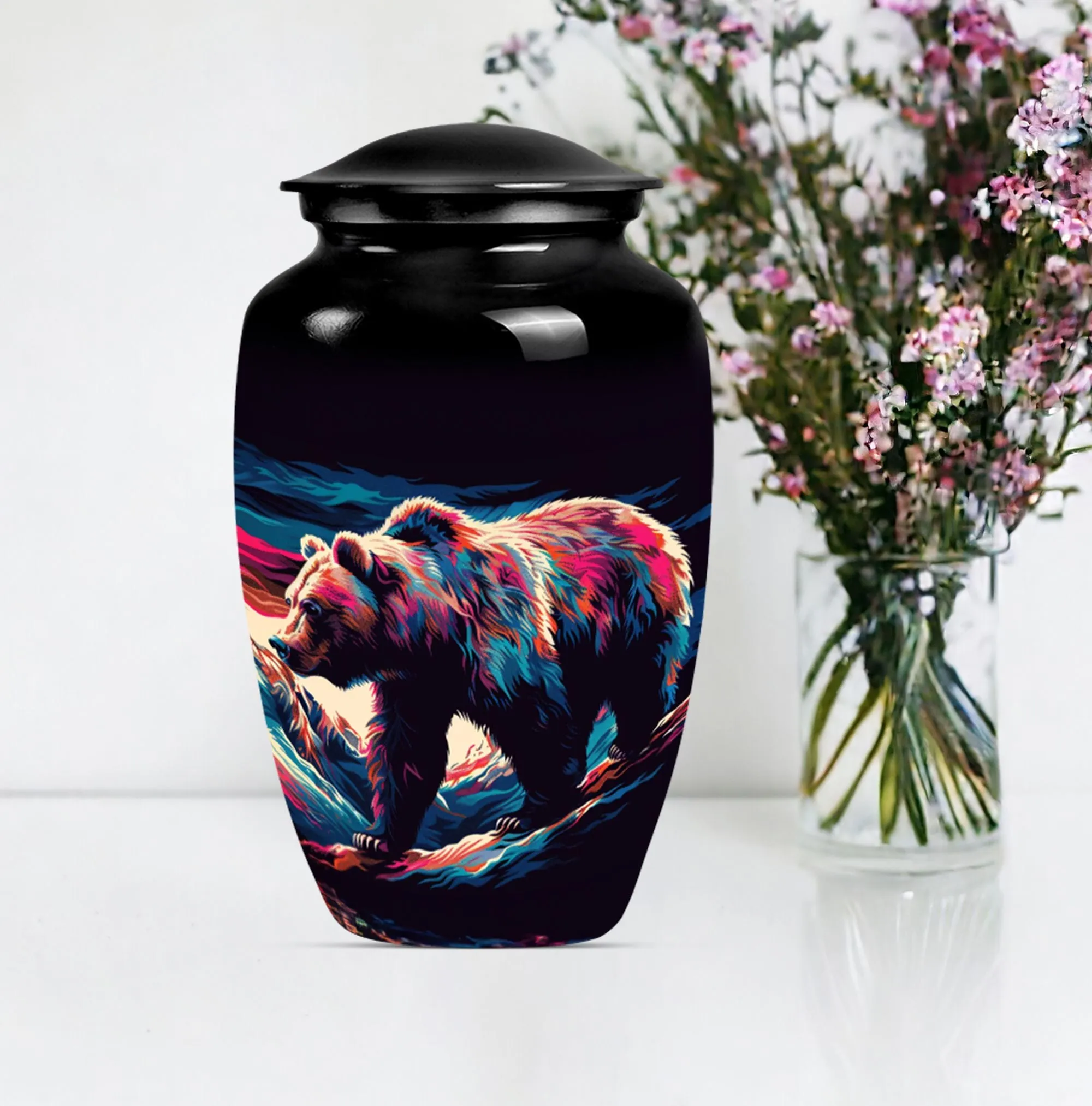 Large Bear Cremation Urn for Cherished Cremation Memories