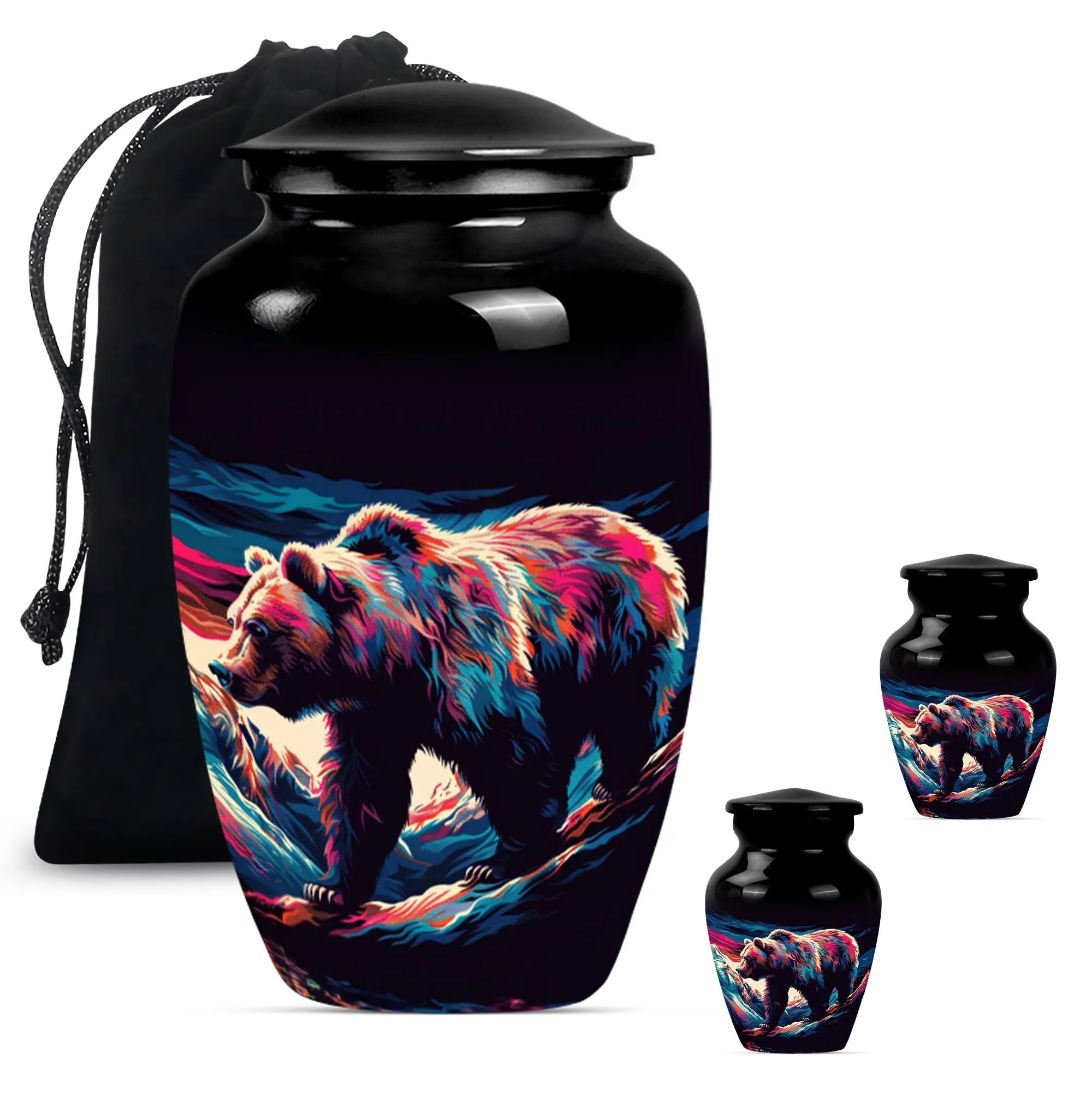 Large Bear Cremation Urn for Cherished Cremation Memories