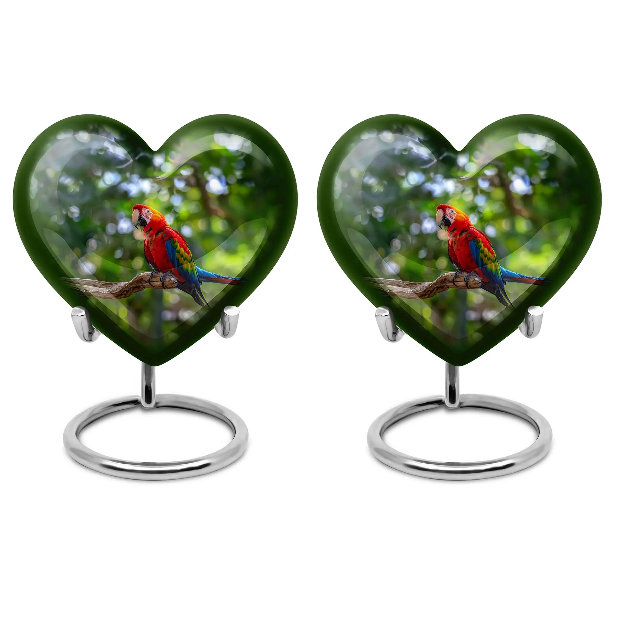 Macaw Parrot Cremation Large Urn for Memorial Ashes