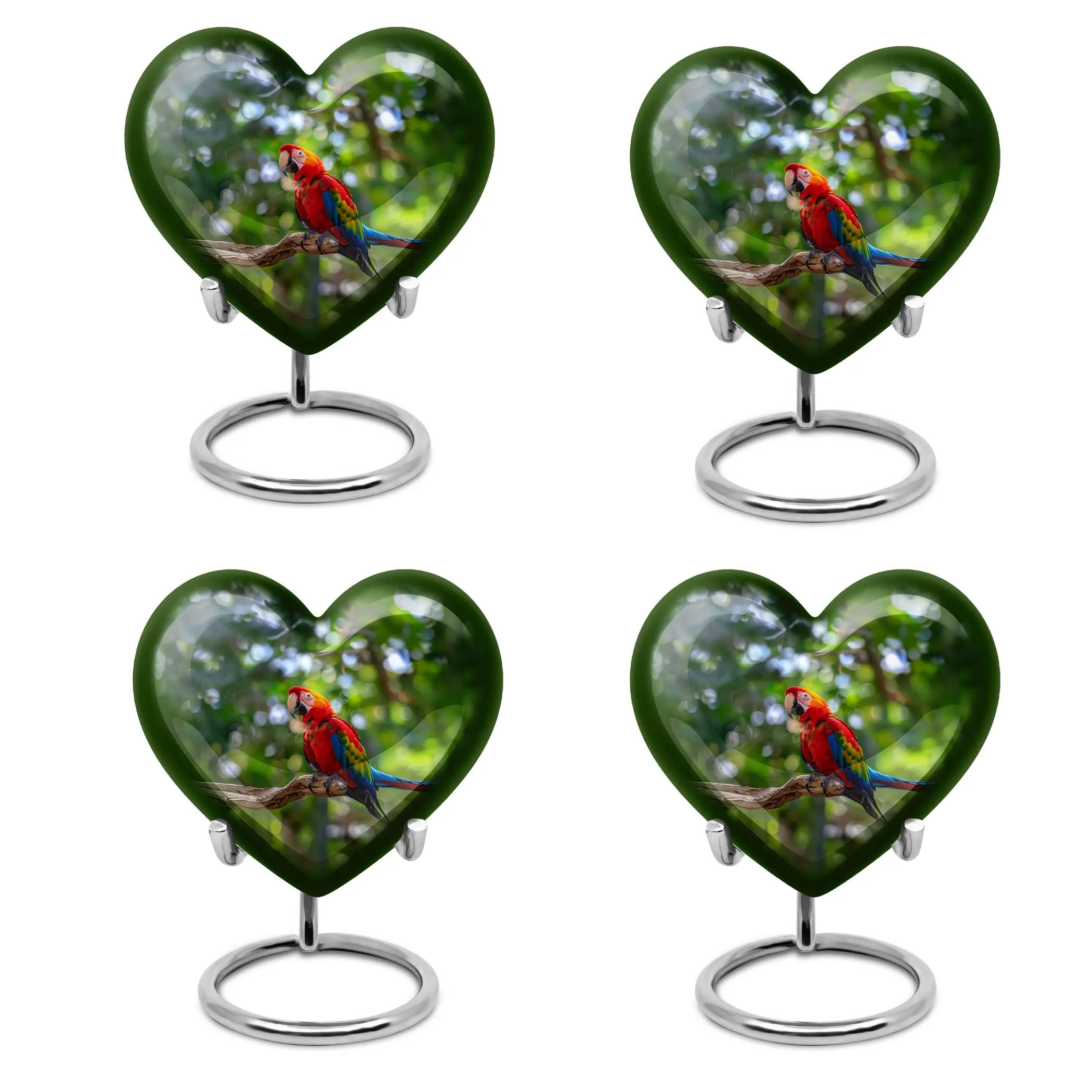 Macaw Parrot Cremation Large Urn for Memorial Ashes