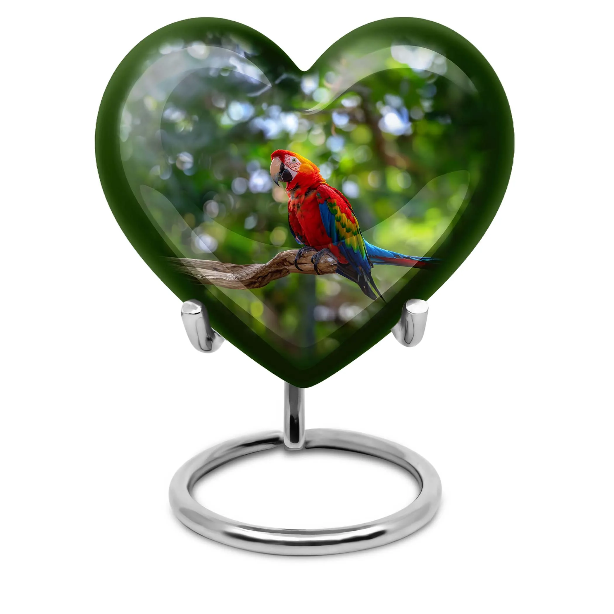 Macaw Parrot Cremation Large Urn for Memorial Ashes